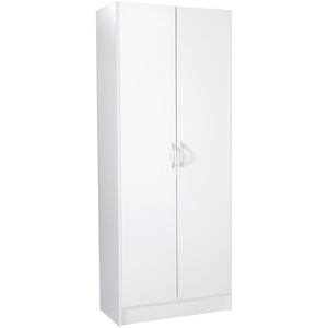 Armadio dispensa da cucina alto 60 pollici, 110 libbre, in legno, autoportante, con 3 ripiani regolabili per l'organizzazione di alimenti e stoviglie - Product Image 3