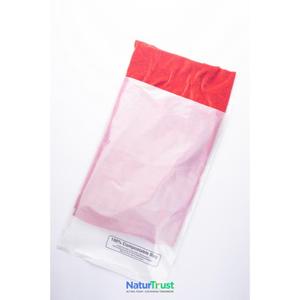 Bolsas de Ropa Biodegradables de Almidón de Maíz con Logotipo Personalizado, a Prueba de Polvo, para Empacar Artículos Pequeños, Cosméticos, con Asa Flexiloop Impresa, PBAT/PLA - Product Image 1