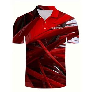 Chemises polo personnalisées pour hommes, impression par sublimation, vente en gros, marque privée, polos de sublimation, chemises professionnelles d'usine personnalisées - Product Image 1