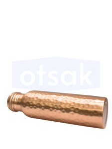 ขวดน้ำทองแดงแบบพกพา OTSAK พรีเมียม รักษ์โลก ดีไซน์ทันสมัย หรูหรา ฝาปิดแบบตอกลาย เหมาะสำหรับใช้ในออฟฟิศและแคมป์ปิ้ง ขนาด 34 ออนซ์ 1000 มล. - Product Image 4