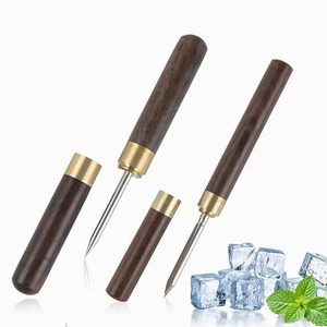 Outil à thé en bois, briseur de gâteau de thé cylindrique, couteau à thé en bois, outil de service du thé, accessoire traditionnel pour la cérémonie du thé - Product Image 2