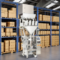 Machine de remplissage et d'emballage automatique électrique à 4 têtes pour sceller les sachets en plastique, granulés alimentaires, produits chimiques, poudres, produits solides et tabac