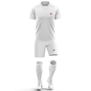 Conjunto de Uniforme de Fútbol para Hombre, Transpirable, de Secado Rápido, en Poliéster, con Camiseta de Manga Corta y Pantalones Cortos para Entrenamiento, Partidos y Torneos - Product Image 6