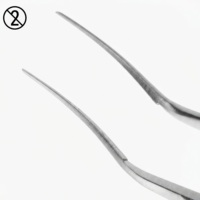 Forceps Kobayashi en acier inoxydable de qualité professionnelle, à usage unique, instrument jetable pour microchirurgie ophtalmique