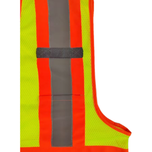 Chaleco de Seguridad Reflectante de Alta Visibilidad Personalizado al por Mayor, Ropa de Trabajo para Construcción en Exteriores, Chaleco de Seguridad de Poliéster, Ropa de Trabajo de Nailon - Product Image 3
