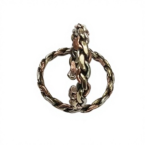 แหวนทองแดงขัดเงา 3 สี แบบคลาสสิกทรงกลมสำหรับผู้ชาย ผู้หญิง แหวนนิ้วเท้า บรรเทาอาการปวดข้ออักเสบ แหวนนิ้วโป้งแบบยูนิเซ็กซ์ งานฝีมือ - Product Image 1