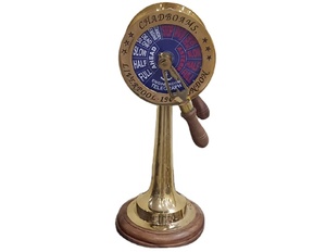 14 ''Antique Brass Telegraph Vintage Ship Marine Engine Room Order Décoratif Ship Telegraph - Product Image 1