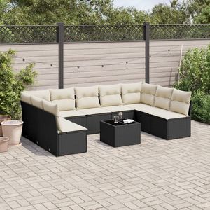Ensemble de canapés de jardin noirs - Product Image 1