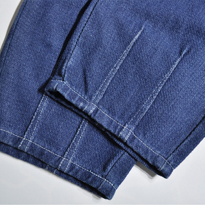 Custom Japanese Selvedge Denim <b>Jeans</b> <b>Men</b> High Waist Harem Pants Breathable Solid Pattern Streetwear <b>Jeans</b> - Product Image 4