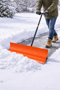 Pousse-neige en acier avec poignée en T réglable, pelle à neige professionnelle en métal, déneigeur manuel pour trottoirs ODGWTO001 - Product Image 2