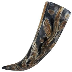 Corne à boire de style médiéval Viking pour les fêtes d'anniversaire, les mariages, les fêtes de bureau, les festivals et autres événements M.I.G. EXPORTATIONS. - Product Image 2