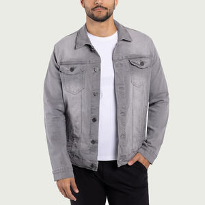 Chaqueta de mezclilla con capucha para hombre, estilo urbano, versión holgada, tendencia de moda otoño-primavera - Product Image 1