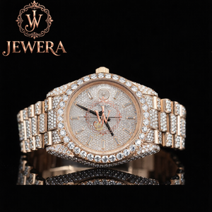 Reloj Analógico de Diamantes de Acero Inoxidable Moderno Mossinate de la Mejor Calidad, Cristal Resistente a los Arañazos, Movimiento Mecánico Automático, Lujoso y Moderno - Product Image 4