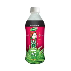 Nhà Sản Xuất Việt Nam Chai Pet 350Ml Không Đường Aloe Vera Uống Với Hương Vị Vải Thiều