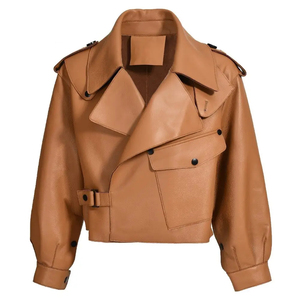 Veste en cuir personnalisable pour femmes, tendance du moment, avec doublure respirante et design OEM - Product Image 6
