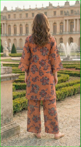 Ensemble de cordons imprimés floraux en coton rustique Schiffli - Product Image 5