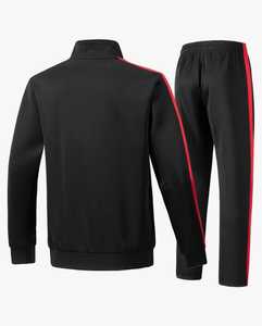 High Quality Breathable Sweatsuit Jogging Elastic Waist Cargo Jersey <b>Track</b> <b>Jacket</b> Set Tech Fleece Custom Logo Autumn for Men - Product Image 3