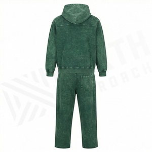 Conjunto Deportivo Personalizado para Hombre con Lavado Ácido, Servicio OEM ODM, Traje de Jogging Estampado de Gran Tamaño, Ropa Deportiva Premium - Product Image 2