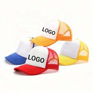 Gorra de béisbol de malla de espuma de algodón unisex al por mayor con logo personalizado, bordado liso, impresión, gorra de camionero, gorra de golf de malla personalizada - Product Image 1