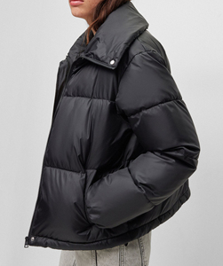 Women Puffer Jacket Custom Logo Printing Casual Wear Equestrian <b>Coat</b> Outerwear Ski Apparel <b>Padded</b> Puffer Jacket for Women <b>Ladies</b> - Product Image 3