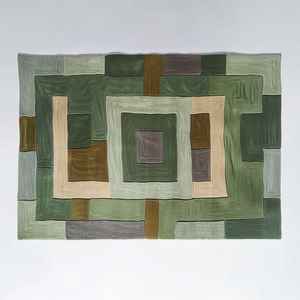 Alfombra Decorativa de Lana/Algodón, Hecha a Mano, Moderna, con Diseño Floral, de Pelo Largo, Personalizada, para Sala de Estar - Product Image 2