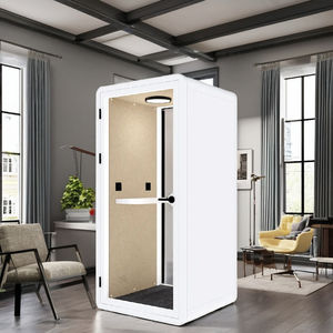 Cabina Telefónica Moderna HIPOD, Cabina Acústica para Oficina con Marco de Aluminio e Iluminación LED, Independiente, para Uso en el Hogar o en Reuniones - Product Image 1