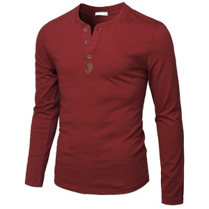 Chemise homme personnalisée, nouveau design, col rond, manches longues, boutonnée, 100% coton, coupe classique, écologique, fabriquée au Bangladesh - Product Image 4