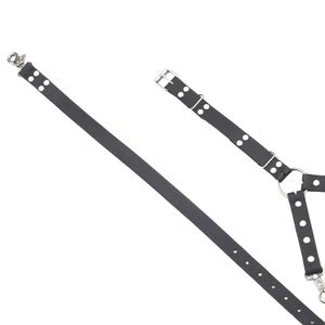 Kit de Bondage de Cuero de 9 Piezas con Esposas, Collar, Correa y Conectores - Product Image 2