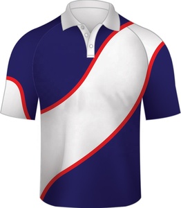 Polo pour homme 100 % coton à séchage rapide, manches courtes, vêtement de sport avec impression sérigraphiée sur tissu tricoté - Product Image 2
