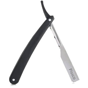 Outil de barbier pour salon, rasoir droit en acier inoxydable, rasoir pliable en acier inoxydable pour la coupe de cheveux - Product Image 5
