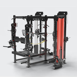 All in One Power Rack with <b>Cable</b> <b>Machine</b> for Home Gym Strength Training - Product Image 2