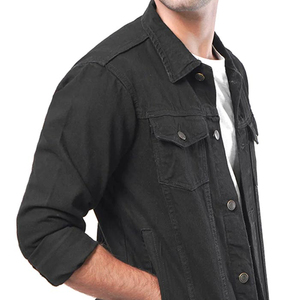 Chaqueta de Mezclilla para Hombre OEM ODM, Chaqueta de Jean de Algodón Personalizada, Fabricante de Ropa de Moda al por Mayor, Marca Privada - Product Image 4