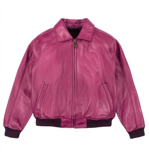 Leather <b>Jacket</b> for <b>Men</b> Streetwear Custom Fashion Outerwear Supplier Casual Wear Bulk Wholesale Manufacturer - Product Image 3