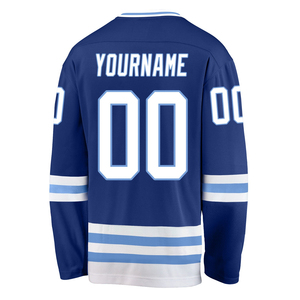 Nouveau maillot de hockey d'équipe personnalisé, durable, élégant, parfait pour l'entraînement sportif, de haute qualité, unisexe, sublimation, hockey sur glace, respirant - Product Image 4
