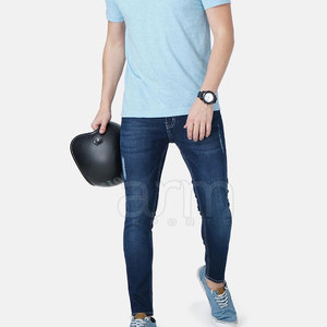 Pantalones Vaqueros para Hombre de Color Sólido, Transpirables, de la Mejor Calidad, Nueva Moda, Venta Caliente, Ropa Urbana - Product Image 6