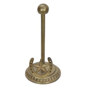 Porta Servilletas Decorativo de Latón con Diseño de Estrella y Herradura Antigua, Fácil de Transportar, Ligero, para Suministros de Restaurante, Decoración de Mesa - Product Image 3