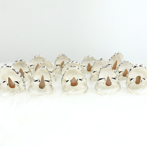 Wholesale Natural Peach Moonstone Vintage Christian Brass 925 Silver Plated <b>Statement</b> Handmade Beaded Edge Boho Fashion <b>Rings</b> - Product Image 4