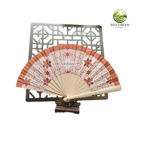 Abanicos Plegables de Bambú Hechos a Mano, Ecológicos, con Forro de Tela, Personalizados con Impresión, para Recuerdos de Boda, Decorativos de Madera - Product Image 5