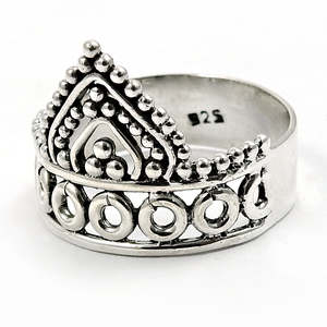 Vintage Design 925 Sterling Silver <b>Ring</b> For Women Handmade Bohemian Jewelry Perfect For Wedding And Engagement Or Gift For Lover - Product Image 1
