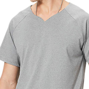 Ensemble décontracté d'été pour hommes en coton uni, short et t-shirt, avec design personnalisé, tissu respirant et écologique, vente en gros - Product Image 5