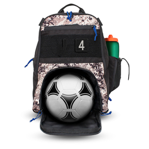 Elite Football <b>Backpack</b> with Ventilated Ball Storage and Water Bottle Holder High Performance Gear Travel Daypack - Product Image 2