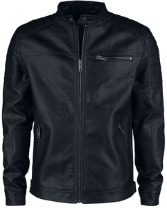 Men Genuine <b>Lambskin</b> <b>Leather</b> Trucker <b>Jacket</b> Black Fur Collar Winter Motorcycle <b>Jacket</b> - Product Image 1
