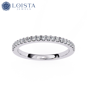 Bague simple en zircon rond pour femme, plaquée or Primum, bijou de doigt fermé pour un design optimal - Product Image 2