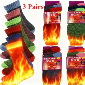 Calze Invernali da Donna per Lavoro, Spesse e Calde, 3/6 Paia, per Casa e Interni, Ideali come Regalo di Natale e Capodanno - Product Image 1