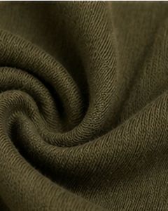 Camiseta Oversize para Mujer, Verde Oliva con Rayas Amarillas, Cuello Redondo, Manga Corta, Ribete en Contraste, Corte Holgado, Suave y Transpirable, para Verano - Product Image 6