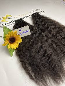 Cheveux cambodgiens vierges de haute qualité de 8 à 32 pouces, crépus droits pour cheveux humains non traités à double tirage, durée de vie de 5 ans - Product Image 5