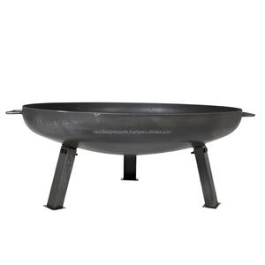 Garden Trellis Pattern Laser Cut Steel Fire Pit with Carrying Bag - Product Image 1