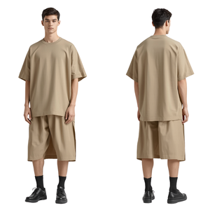 Camiseta Extra Grande para Hombre, Premium, 100% Algodón Ecológico, 220g, Dobladillo en Capas, Estilo Urbano - Product Image 3