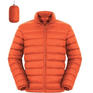 Men's Casual Duck Puffer Jacket Winter Windproof Warm <b>Bubble</b> <b>Coats</b> with Waterproof Canvas Fabric Loose Fit off Shoulder - Product Image 2