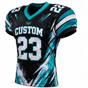Camiseta de Práctica de Fútbol Americano Personalizada, Ligera, Transpirable, de Poliéster de Secado Rápido, Uniforme de Entrenamiento, Fabricante Mayorista - Product Image 6